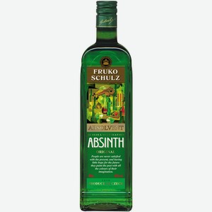 Настойка Fruko Schulz Absinth Absolvent горькая 70% 500 мл