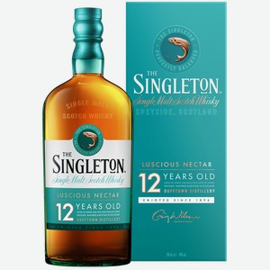 Виски Dufftown Singleton 12 y.o. single malt scotch whisky (gift box) 40% 0.7 л.