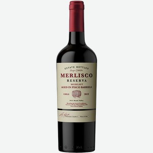Вино Merlisco Reserva Central Valley DO Bodegas y Vinedos de Aguirre 13.5% 0.75 л.