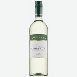 Вино Sanvigilio Pinot Grigio, Provincia di Pavia IGT, 2017, 0.75 л