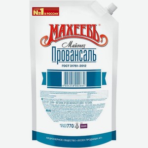 Майонез Махеевъ Провансаль 50.5% 800мл