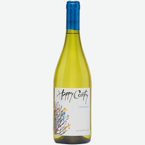 Вино Happy Country Chardonnay Central Valley DO Bodegas y Vinedos de Aguirre 12.50% - 13% 0.75 л.