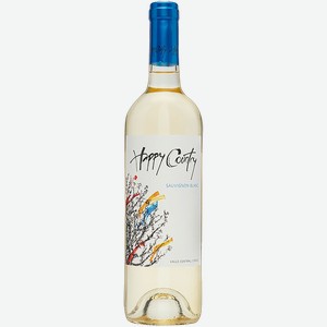 Вино Happy Country Sauvignon Blanc Central Valley DO Bodegas y Vinedos de Aguirre 12.50% - 13% 0.75 л.