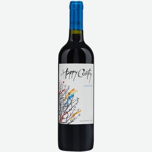 Вино Happy Country Carmenere Central Valley DO Bodegas y Vinedos de Aguirre 13% 0.75 л.