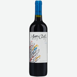 Вино Happy Country Syrah Central Valley DO Bodegas y Vinedos de Aguirre 13% 0.75 л.
