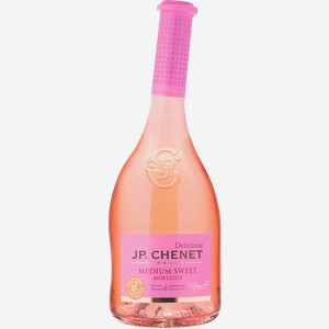 Вино J. P. Chenet Delicious Medium Sweet Rose Pays d Oc IGP 11.5% - 12% 0.75 л.