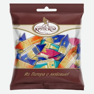Конфеты Ленинградские с молочной начинкой КФ Крупской 200 г