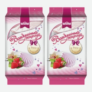 Зефир Воздушный поцелуй Бело-розовый КФ имени Самойловой 250 г