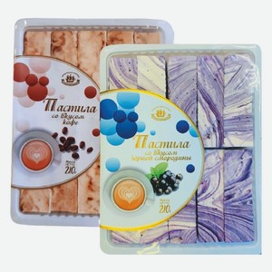 Пастила со вкусом кофе, черной смородины КФ Кронштадтская 210 г