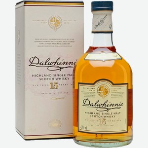 Виски Dalwhinnie Highland Single Malt Scotch Whisky 15 y.o. (gift box) 43% 0.7 л.