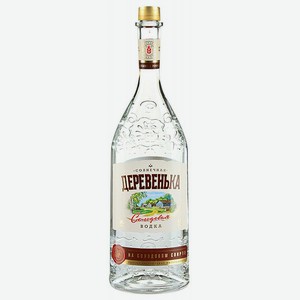 Водка СОЛНЕЧНАЯ ДЕРЕВЕНЬКА 40% 0,7л