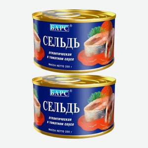 Сельдь БАРС атлантическая в т/с ж/б с ключом 250г