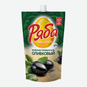 Майонез Ряба Оливковый Провансаль 233г дой-пак