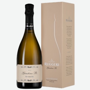Игристое вино Prosecco Superiore Valdobbiadene Giustino B. в подарочной упаковке 0.75 л.