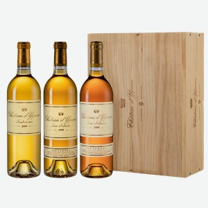 Вино Набор вин Chateau d Yquem (1989, 1999, 2009)