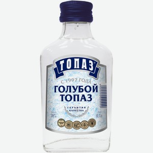 Ликер  Голубой топаз , настойка горькая (фляжка), 100 мл