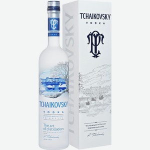 Водка  Чайковский , в подарочной коробке, 700 мл