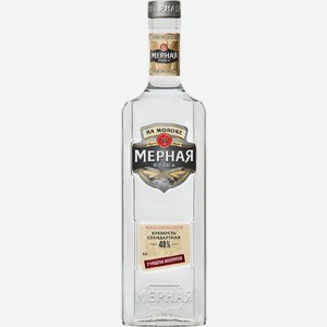 Водка Мерная на молоке 40% 500мл