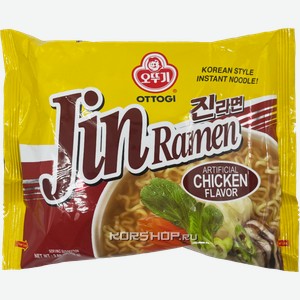 Лапша Оттоги Джин Рамен (CHICKEN), 110гр пакет