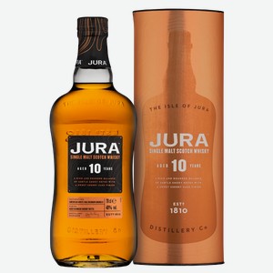 Виски Jura Aged 10 Years в подарочной упаковке 0.7 л.