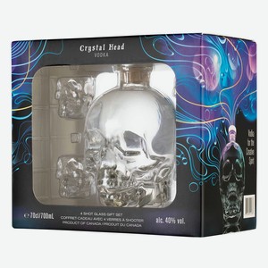 Водка Vodka Crystal Head 0.7 л.