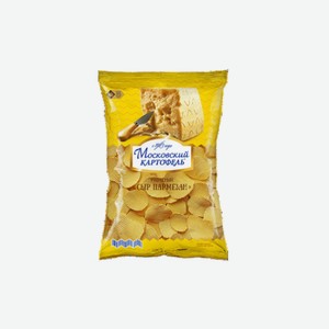 Чипсы Московский картофель рифлёный сыр пармезан 150 г