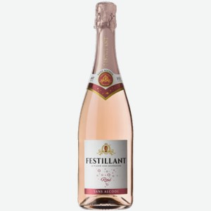 Безалкогольное игристое вино Festillant Rose 0.75л