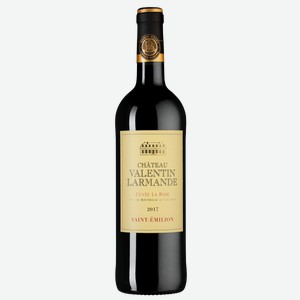 Вино Chateau Valentin Larmande Cuvee La Rose 0.75 л.