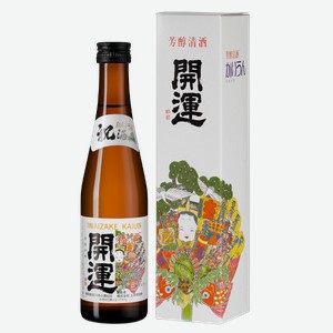 Саке Kaiun Iwaizake в подарочной упаковке 0.3 л.