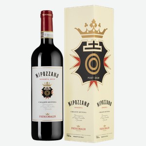 Вино Nipozzano Chianti Rufina Riserva в подарочной упаковке 0.75 л.