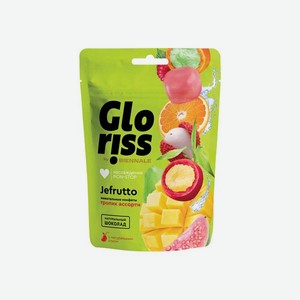 Конфеты Жевательные Конфеты В Шоколаде Тропик Ассорти Gloriss 0.075кг