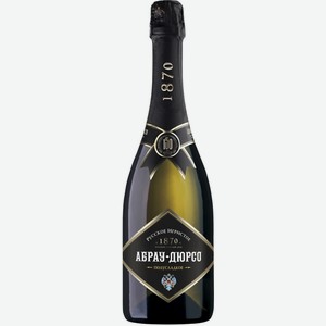 Вино игристое Абрау-Дюрсо белое п/сладкое 0,75л