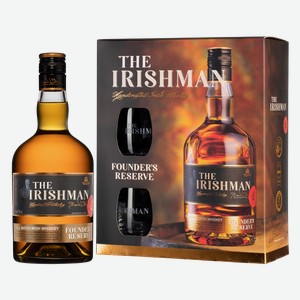 Виски The Irishman Founder s Reserve + 2 glasses