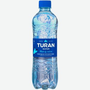 Вода  Туран  Газированная, в пластиковой бутылке, 500 мл