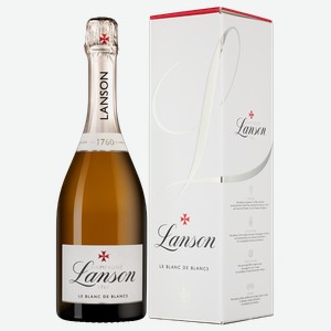 Шампанское Le Blanc de Blancs Brut в подарочной упаковке 0.75 л.