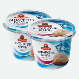Паста из морепродуктов Антарктик-Криль классическая, подкопченая Санта Бремор 150 г