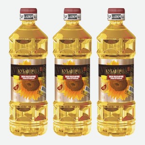 Масло подсолнечное нерафинированное Кубаночка ГОСТ в_с 0,5 л