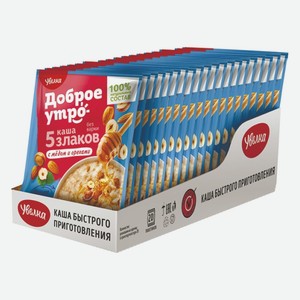 Каша Увелка овсяная б_п с медом и орехами 40 г