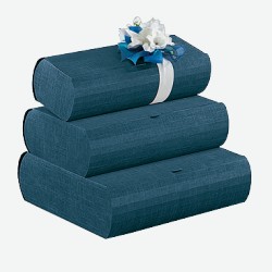 Подарочные коробки Подарочная коробка для 1 бутылки  Juta blu  340x90x90