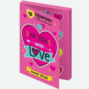 Шоколадная открытка С ПРИЗНАНИЯМИ в ассортименте 24Г,