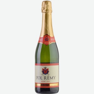 Вино игристое ПОЛ РЕМИ 8,5-13% БЕЛ. П/СУХ. 0,75Л