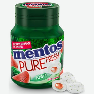 Жевательная резинка MENTOS PURE FRESH АРБУЗ ТУ 54Г, , ,