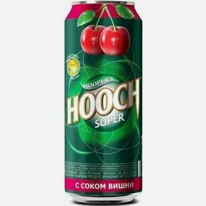 Напиток с/алк. газ. ХУУУЧ СУПЕР СО ВКУСОМ ВИШНИ ПАСТЕР. 7,2% Ж/Б. 0,45Л