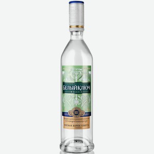 Водка Белый Ключ 40% 0,5л, ,