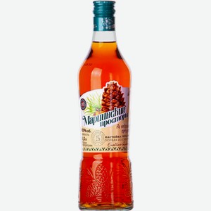 Настойка горькая МАРИИНСКИЕ ПРОСТОРЫ НА КЕДРОВЫХ ОРЕШКАХ 40% 0,5Л, ,