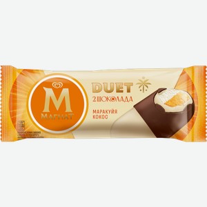 Мороженое сливочное эскимо МАГНАТ 2 ШОКОЛАДА МАРАКУЙЯ КОКОС ТУ 70Г, , ,