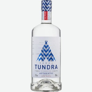 Водка Тундра Аутентик Водка Крайнего Севера 40% 0,7л