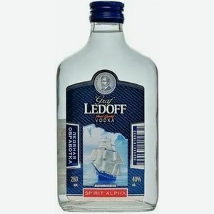 Водка Граф Ледофф 40% Фл. 0,25л, ,