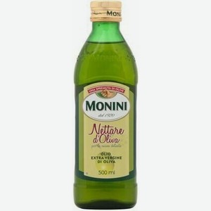 Масло оливковое MONINI NETTARE D`OLIVA НЕРАФИНИРОВАННОЕ ТУ СТ/Б. 0,5Л, , ,