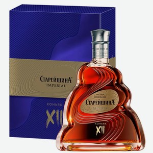 Коньяк старый КС СТАРЕЙШИНА ИМПЕРИАЛ 12 ЛЕТ 40% П/УП. 0,5Л